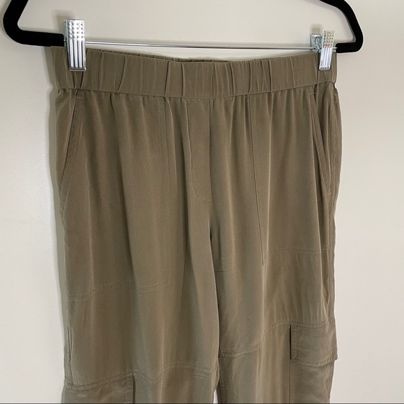 Theory Silk Hamtana Cargo Pants S - Picture 4 of 10